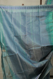 Turquoise Kanjivaram Silk Saree - SRTKSS979