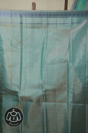Turquoise Kanjivaram Silk Saree - SRTKSS979