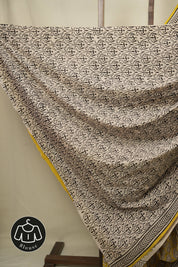 Yellow HBP Cotton Saree - SRYCS3454
