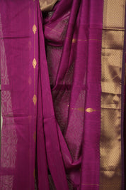 Magenta Maheshwari Saree - SRMMS906