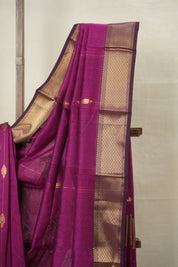 Magenta Maheshwari Saree - SRMMS906