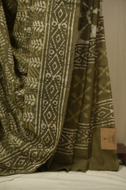 Mehendi HBP Cotton Saree - SRMCS3404