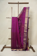 Magenta Maheshwari Saree - SRMMS909
