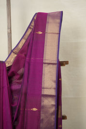 Magenta Maheshwari Saree - SRMMS909
