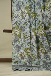 Mint HBP Cotton Saree - SRMCS3405