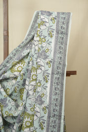 Mint HBP Cotton Saree - SRMCS3405