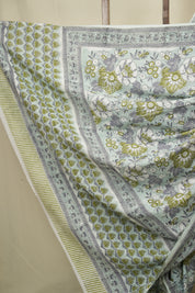 Mint HBP Cotton Saree - SRMCS3405