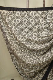 Off White HBP Cotton Saree - SROWCS3457