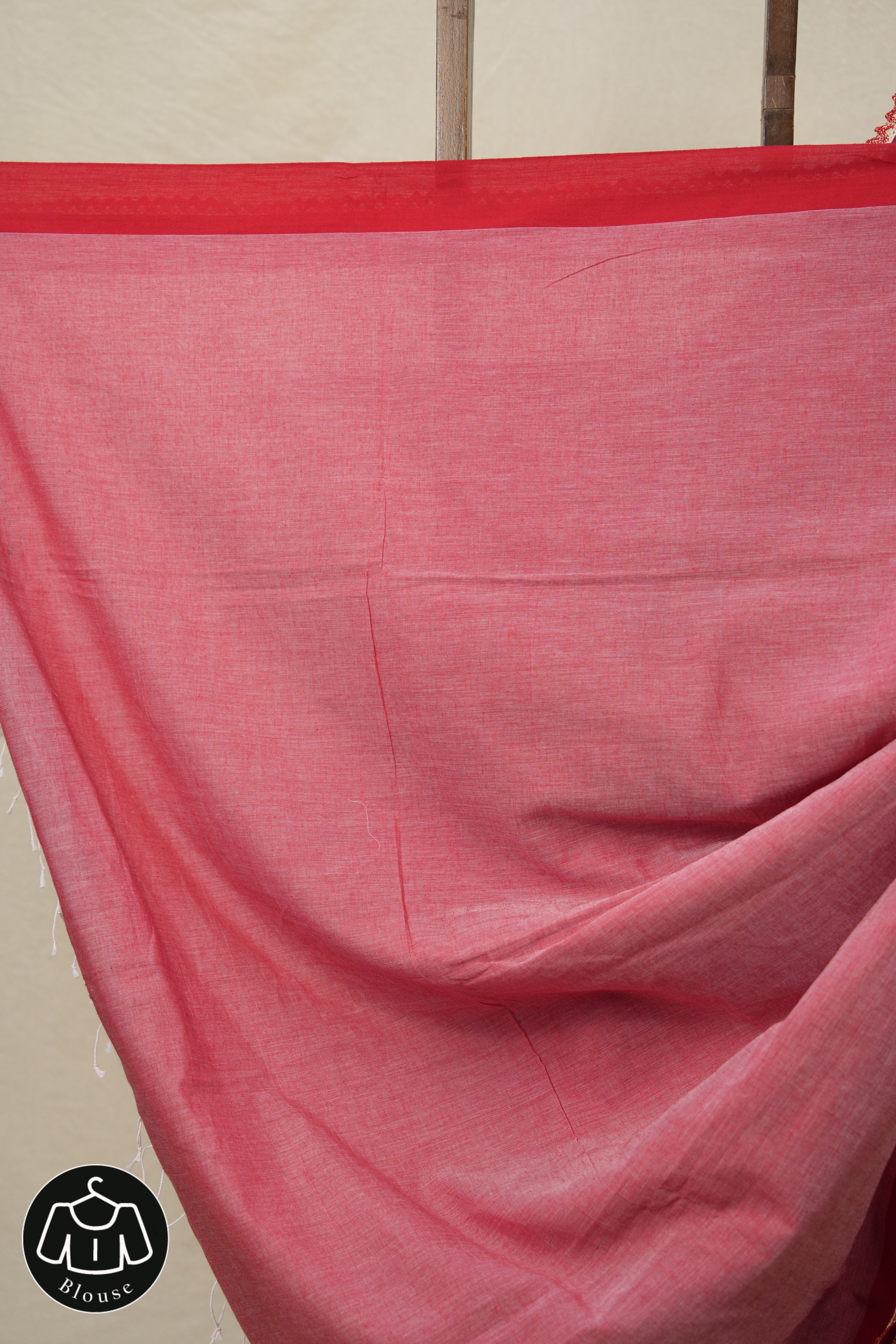 Lavender Bengal Cotton Saree With Lace - SRLBCSWL04
