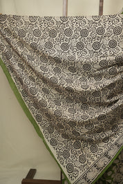 Green HBP Cotton Saree - SRGCS3456