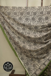 Green HBP Cotton Saree - SRGCS3456