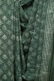 Green HBP Cotton Saree - SRGCS3455