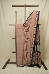 Beige HBP Cotton Saree - SRBCS3406