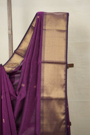 Purple Maheshwari Saree - SRPMS912