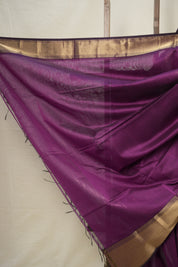 Purple Maheshwari Saree - SRPMS912