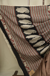 Beige HBP Cotton Saree - SRBCS3406