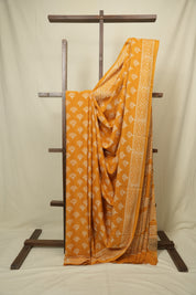 Orange HBP Cotton Saree - SROCS3407