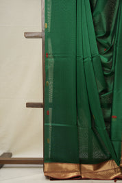 Green Maheshwari Saree - SRGMS916