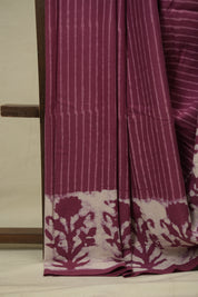 Onion Pink HBP Cotton Saree - SROPCS3459