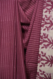 Onion Pink HBP Cotton Saree - SROPCS3459