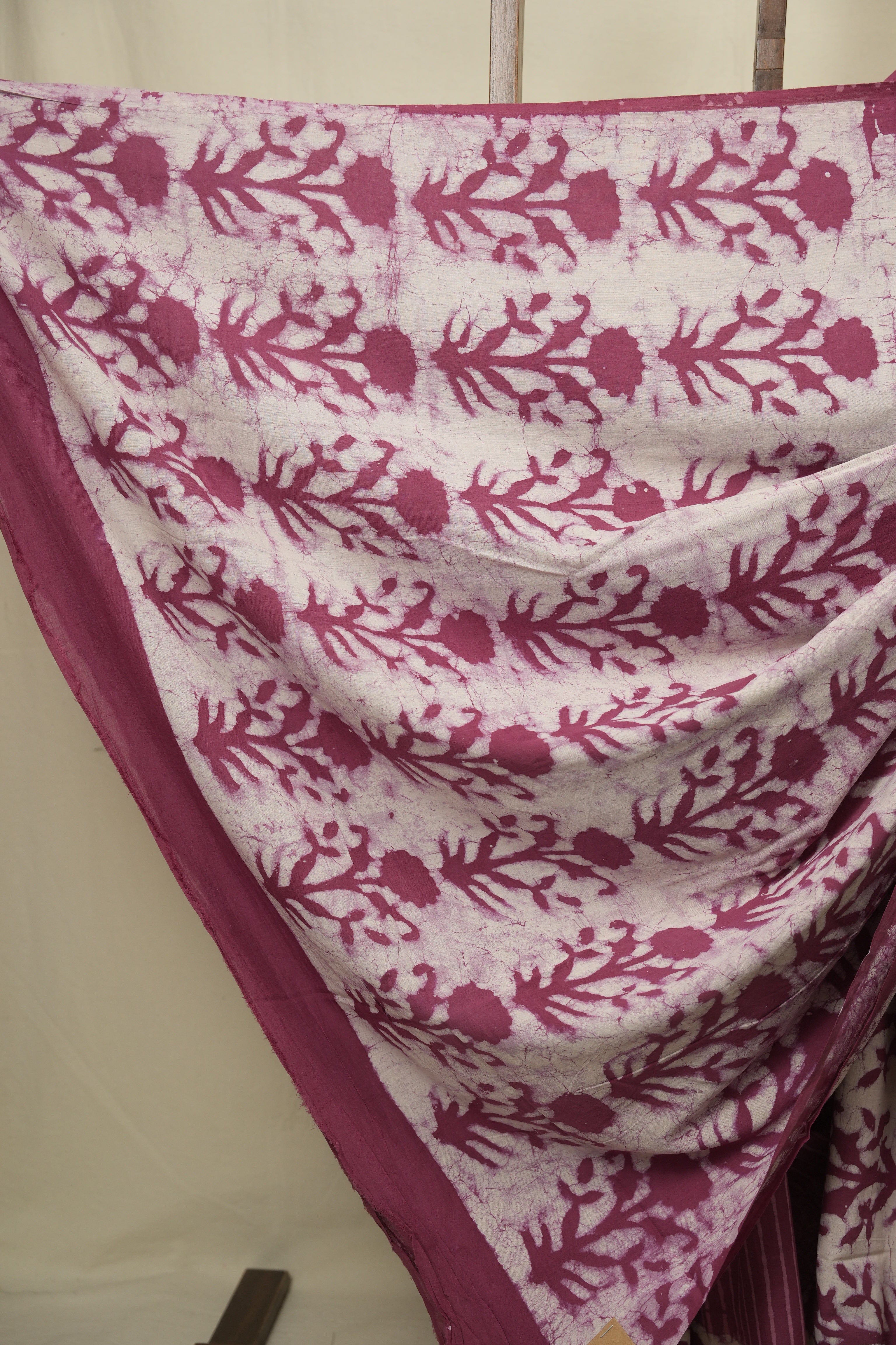 Onion Pink HBP Cotton Saree - SROPCS3459