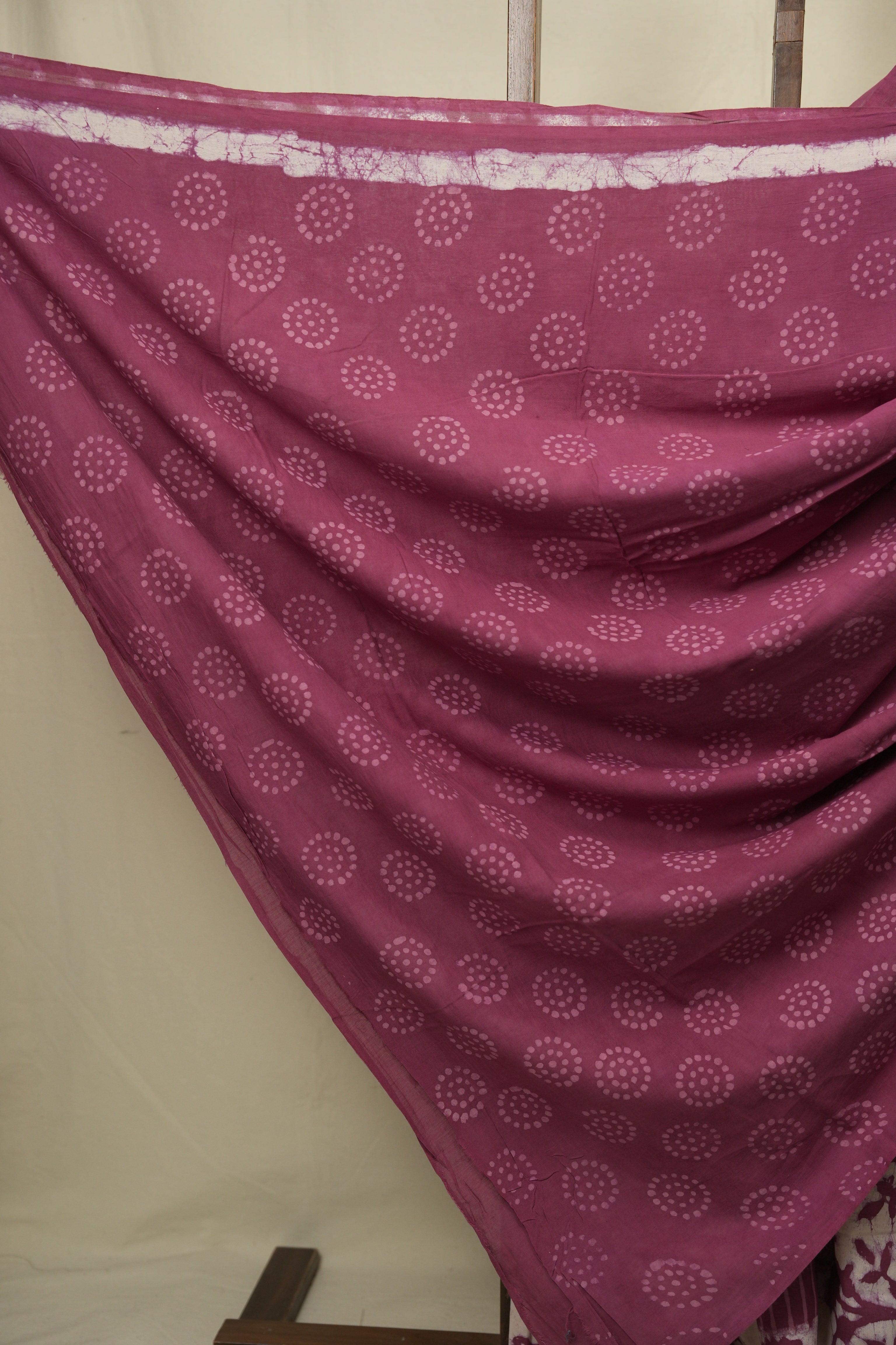 Onion Pink HBP Cotton Saree - SROPCS3459