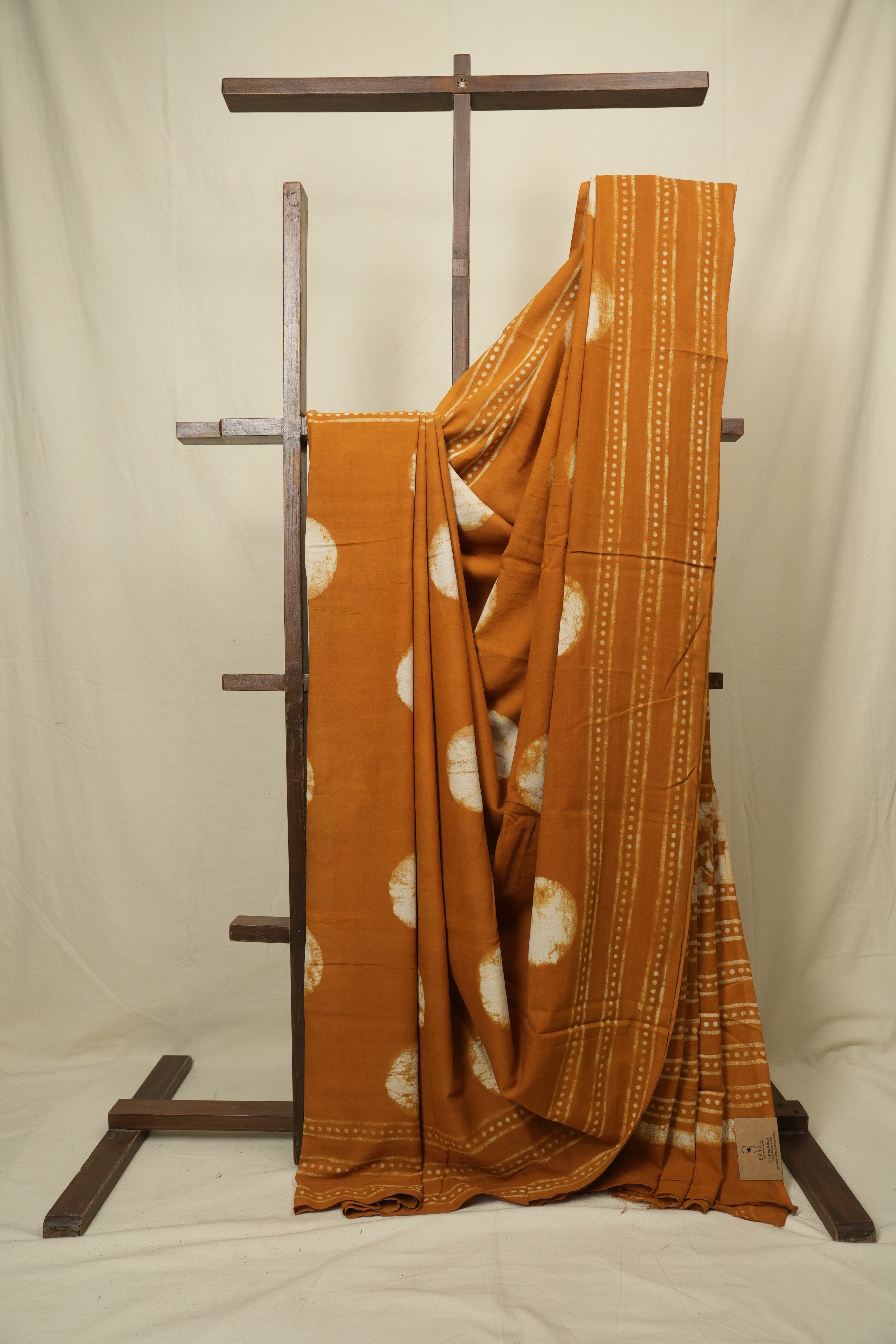 Occur Yellow HBP Cotton Saree - SROYCS3452