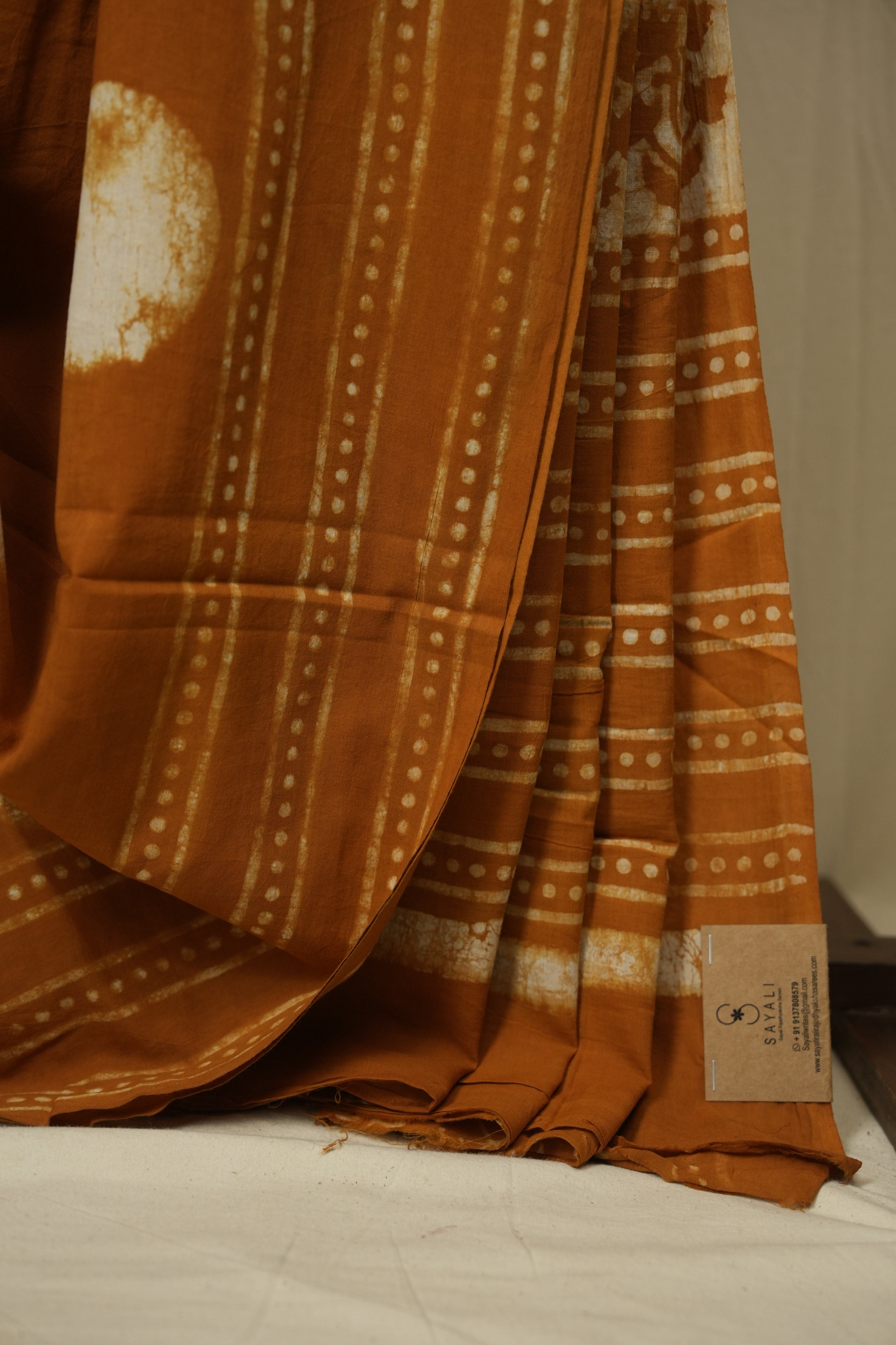 Occur Yellow HBP Cotton Saree - SROYCS3452