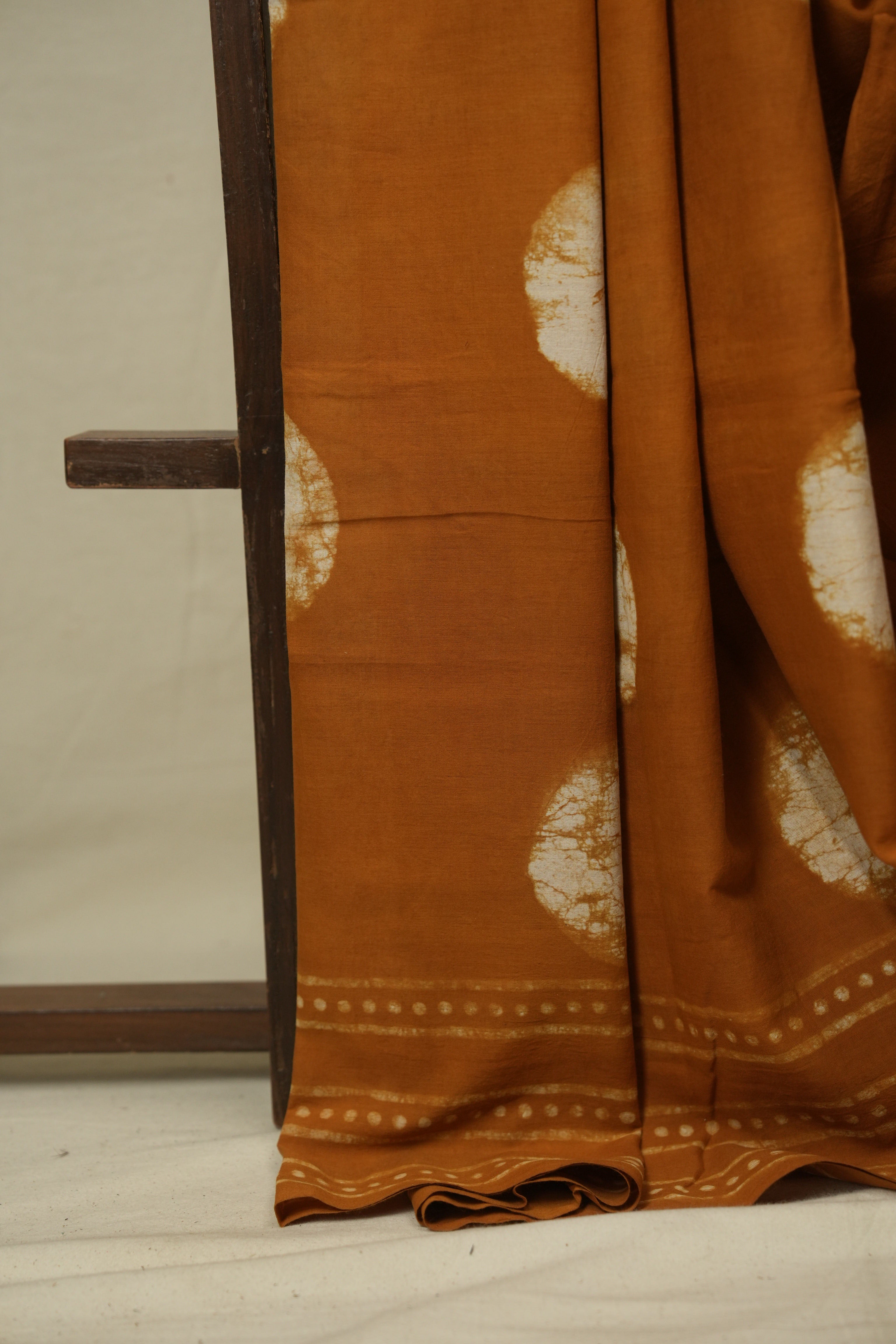 Occur Yellow HBP Cotton Saree - SROYCS3452