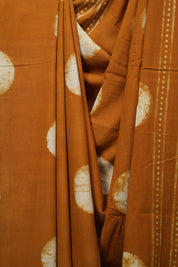 Occur Yellow HBP Cotton Saree - SROYCS3452