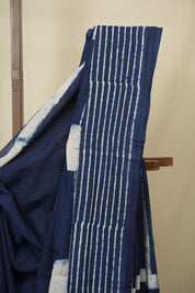 Indigo HBP Cotton Saree - SRICS3450