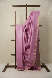 Pink Tussar Silk Saree - SRPTSS1615