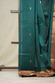 Peacock Green Maheshwari Saree - SRPGMS920