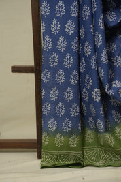 Blue HBP Cotton Saree - SRBCS3448