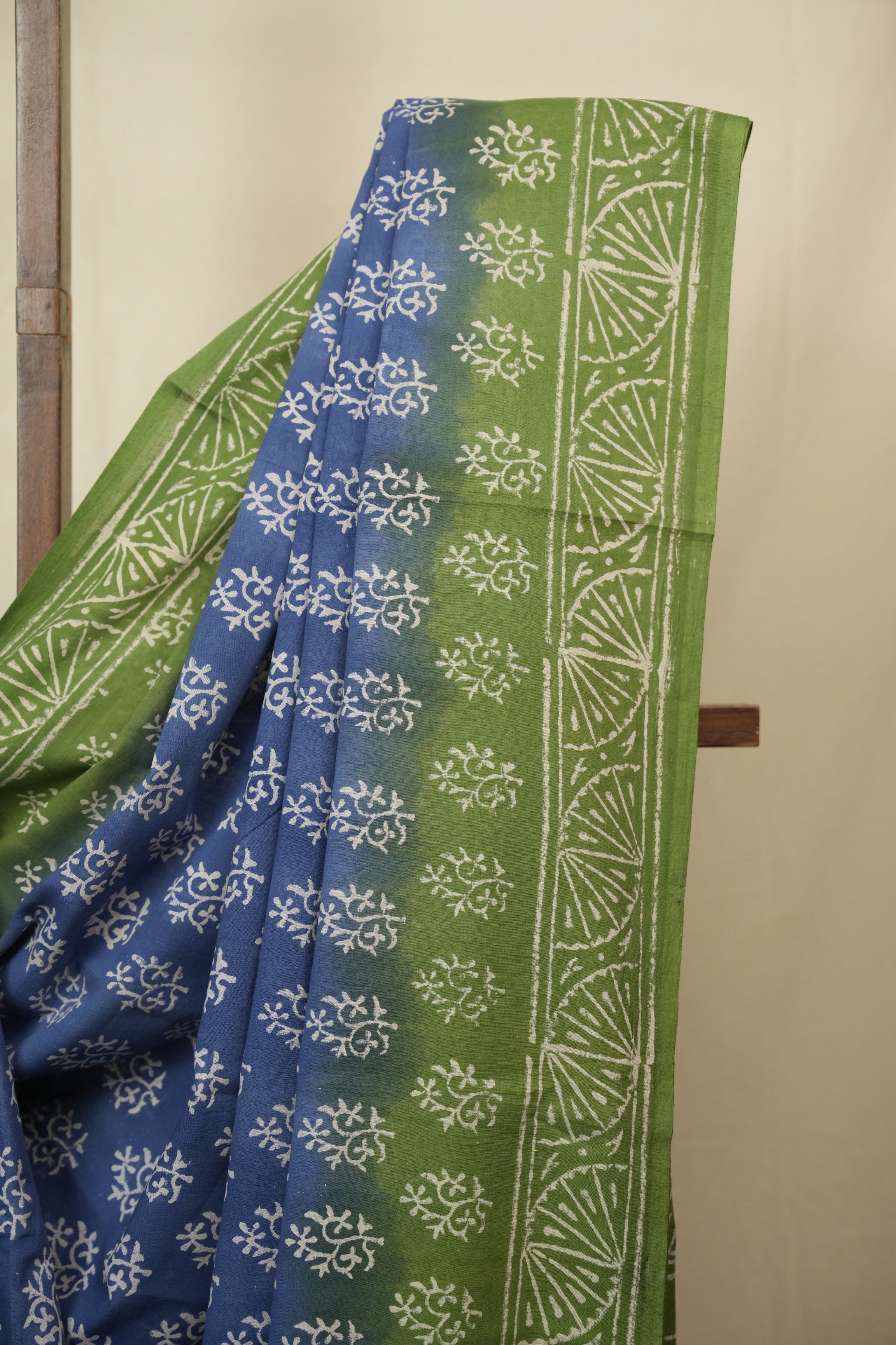 Blue HBP Cotton Saree - SRBCS3448
