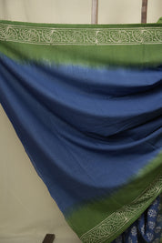 Blue HBP Cotton Saree - SRBCS3448