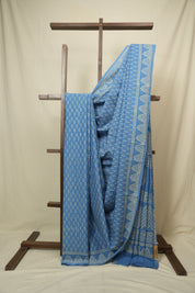 Blue HBP Cotton Saree - SRBCS3439