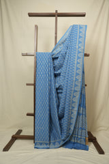 Blue HBP Cotton Saree - SRBCS3439