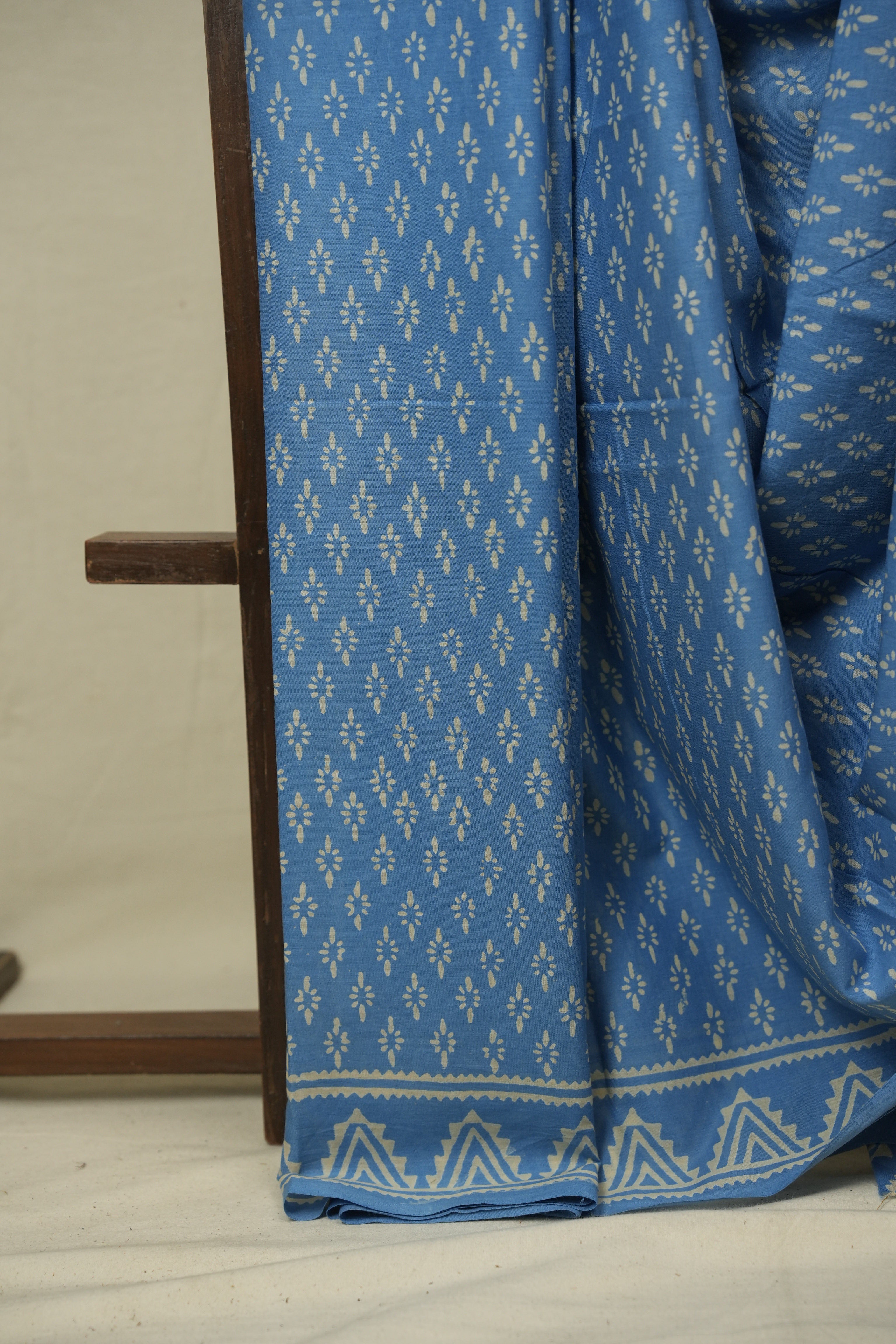 Blue HBP Cotton Saree - SRBCS3439