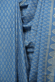 Blue HBP Cotton Saree - SRBCS3439