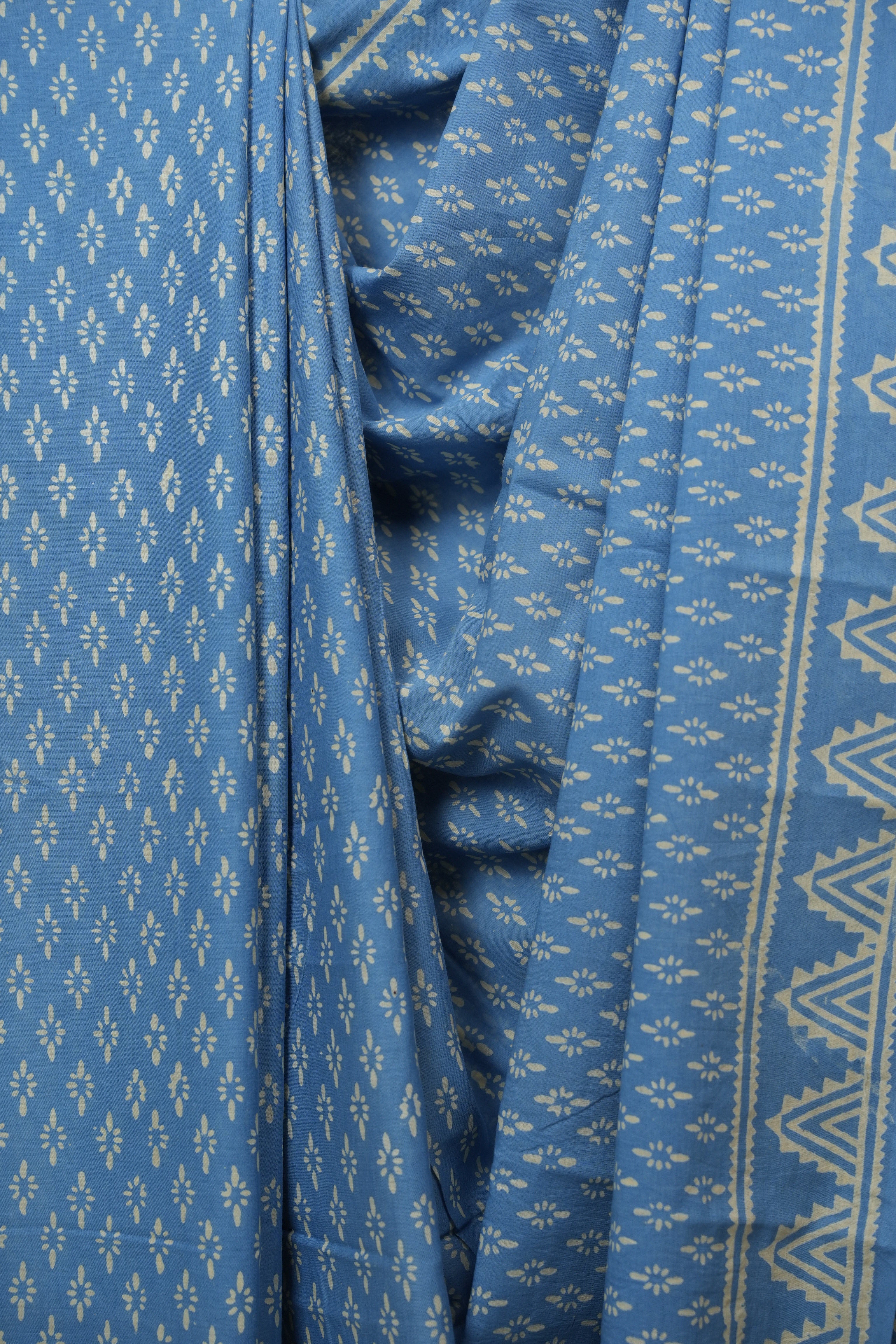 Blue HBP Cotton Saree - SRBCS3439