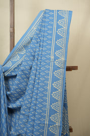 Blue HBP Cotton Saree - SRBCS3439