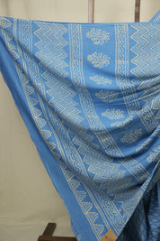 Blue HBP Cotton Saree - SRBCS3439