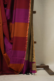 Multicolor Maheshwari Saree - SRMMS926