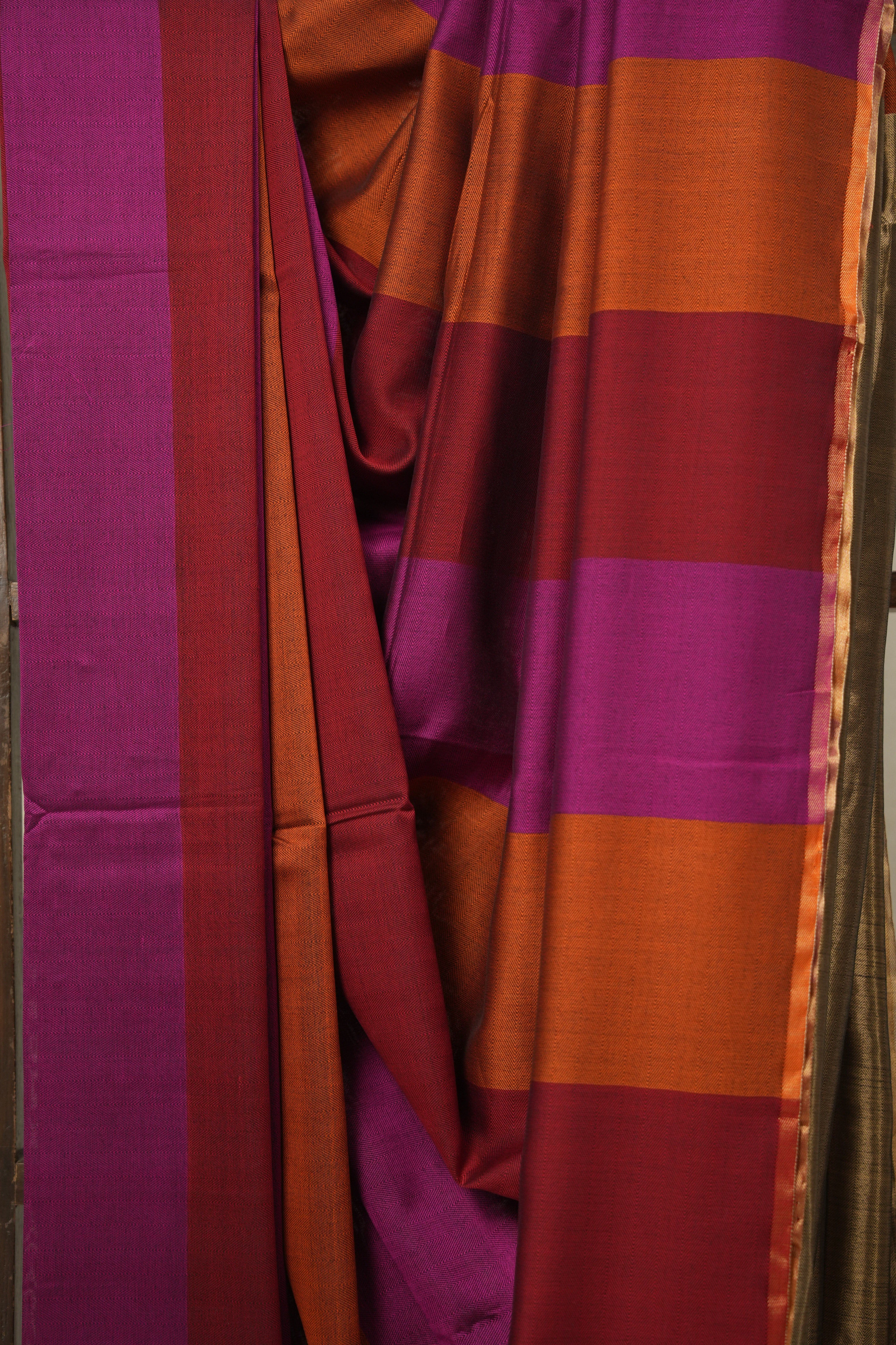 Multicolor Maheshwari Saree - SRMMS926