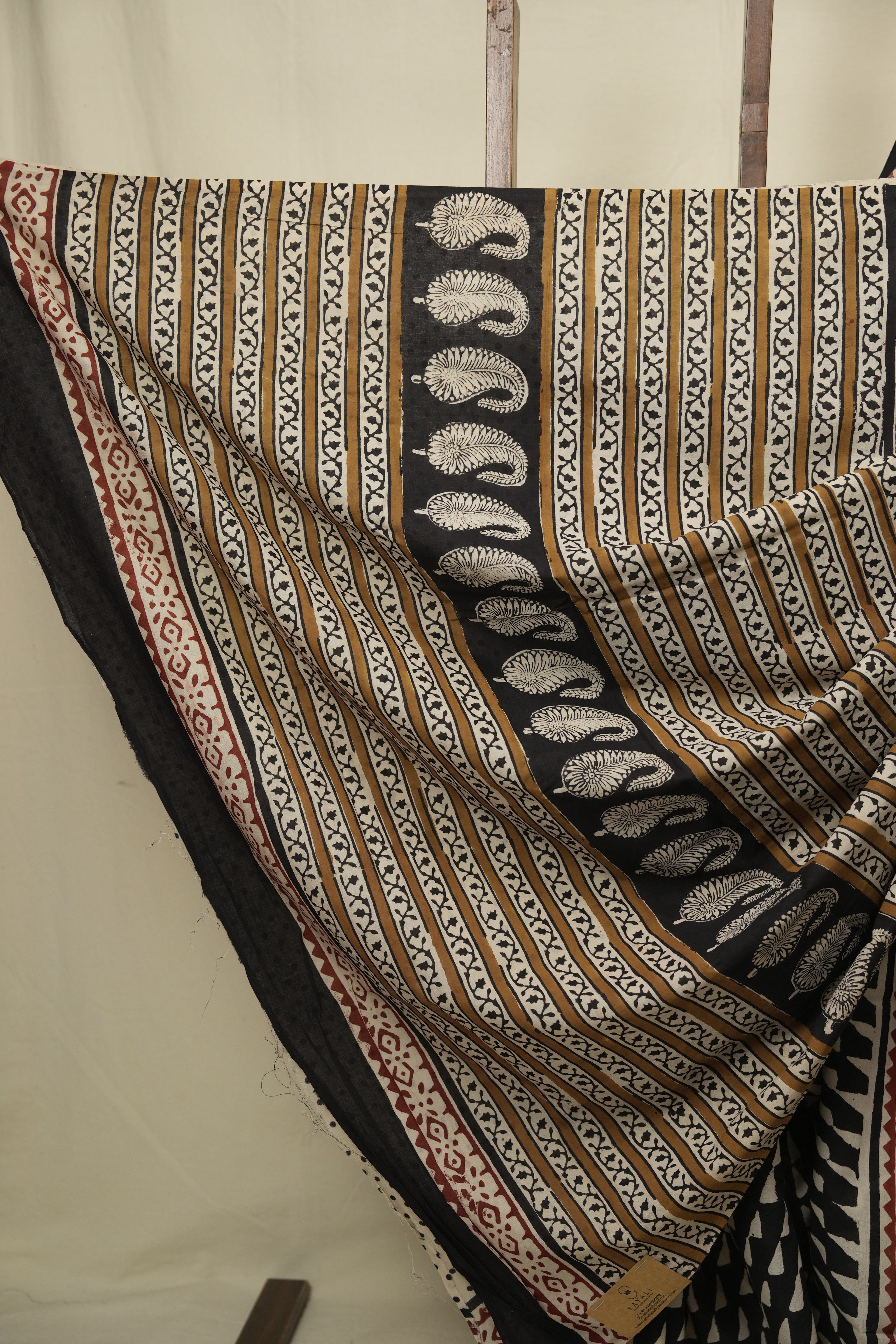 Brown HBP Cotton Saree - SRBCS3438