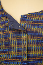 Blue Handloom Resham Khun Blouse - SRBRKB113