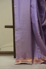 Lavender Tissue Silk Paithani Saree - SRLTSPS818