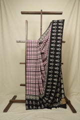 Off White HBP Cotton Saree - SROWCS3442