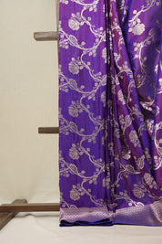 Purple Banarasi Silk Saree - SRPBSS766